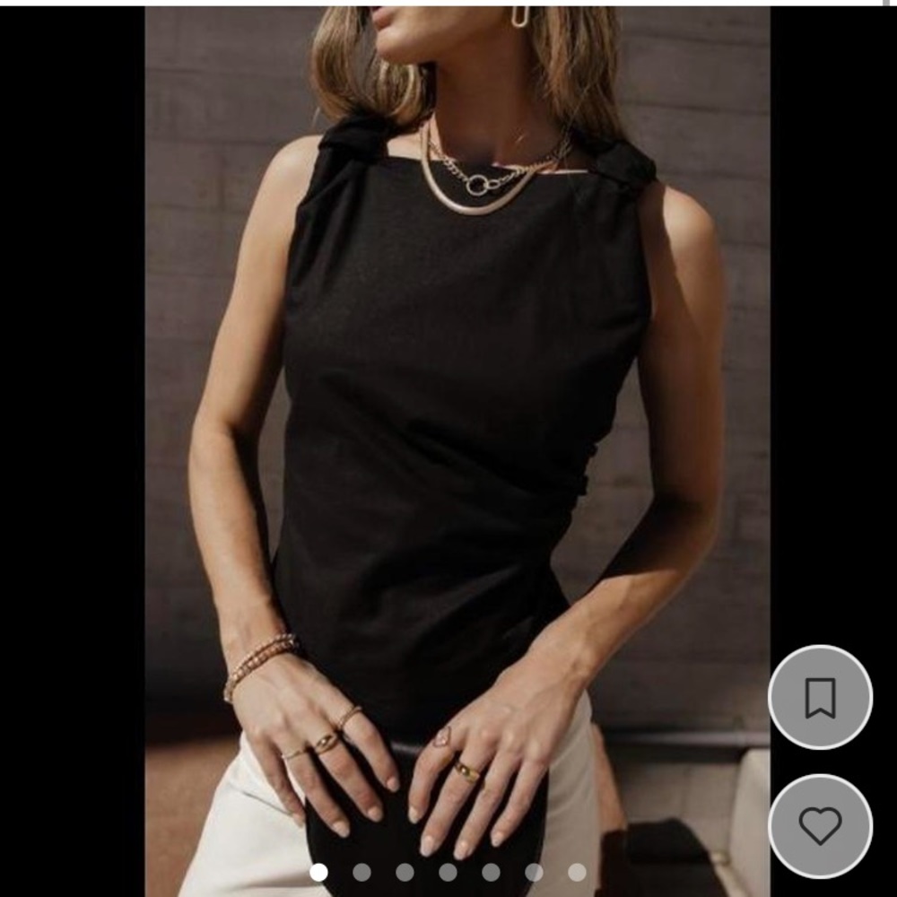 Böhme Lillian Black Tank Top NWT